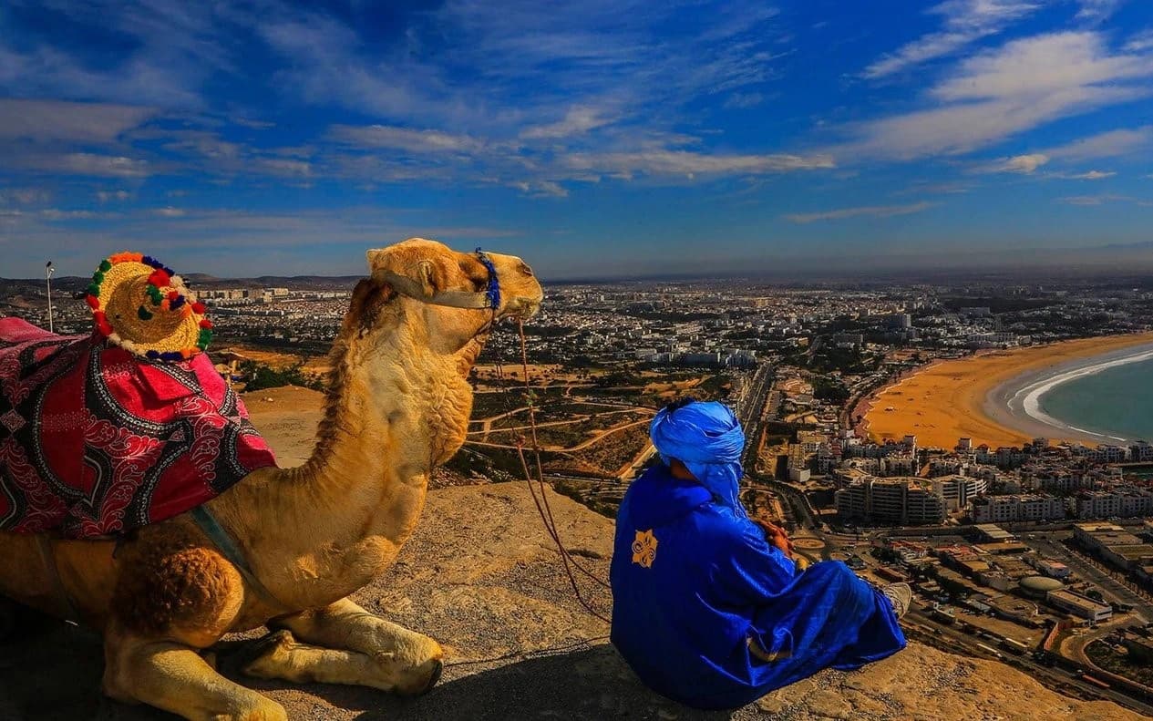 Panoramic view of Agadir from the Oufella hill