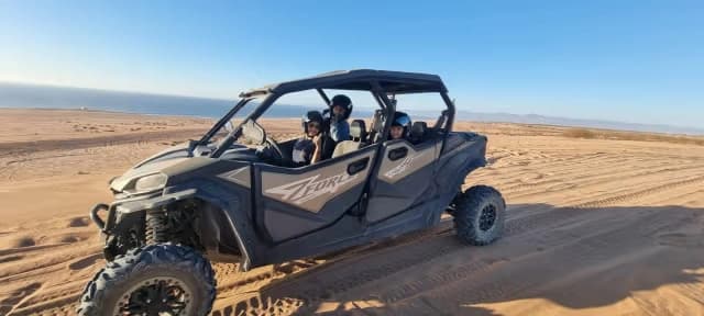 Buggy ride across desert tracks