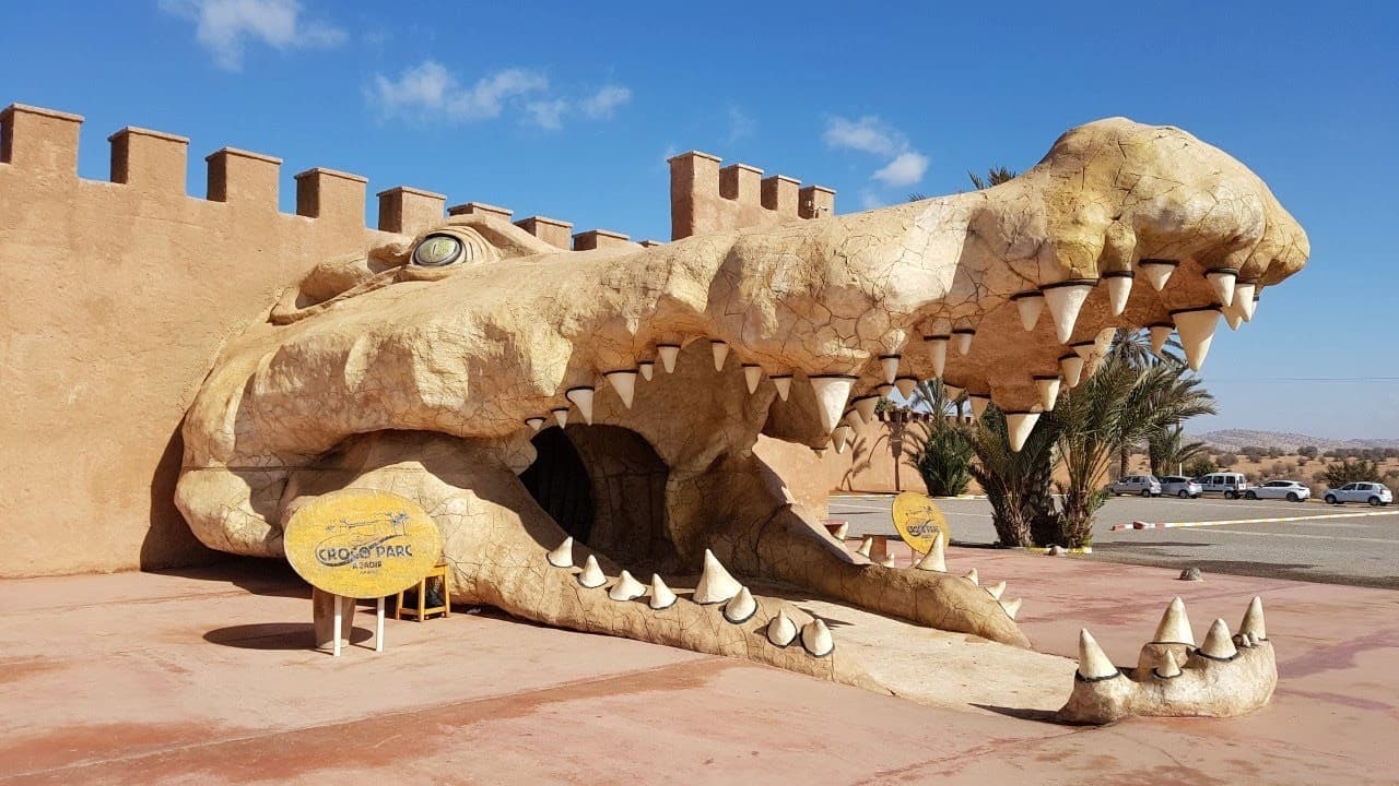 Crocoparc crocodile park near Agadir
