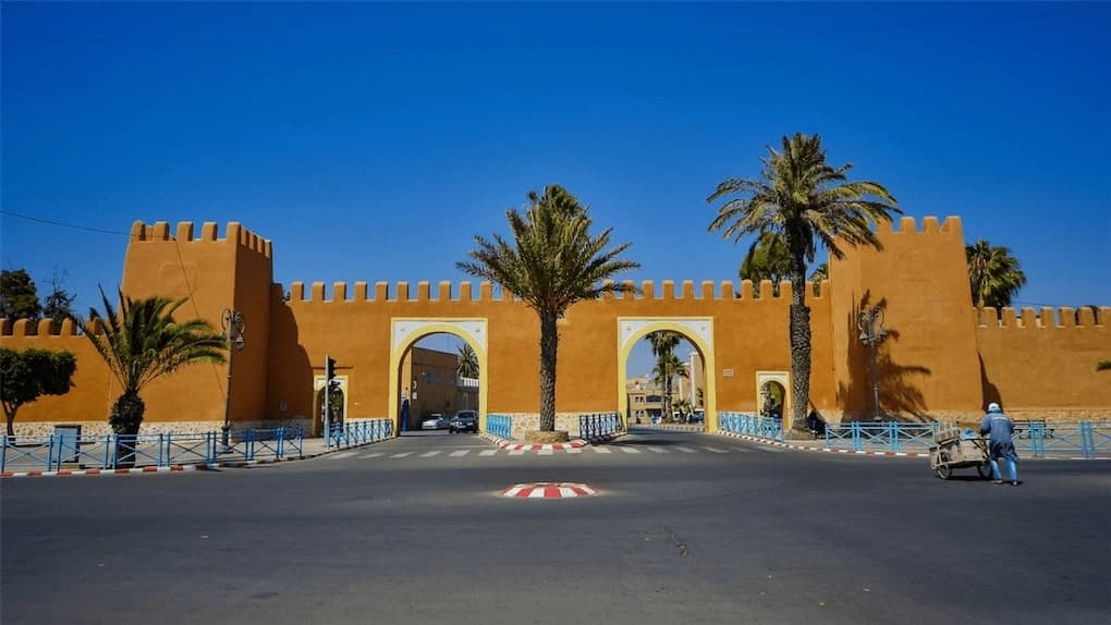 Historic ramparts and the traditional medina of Tiznit