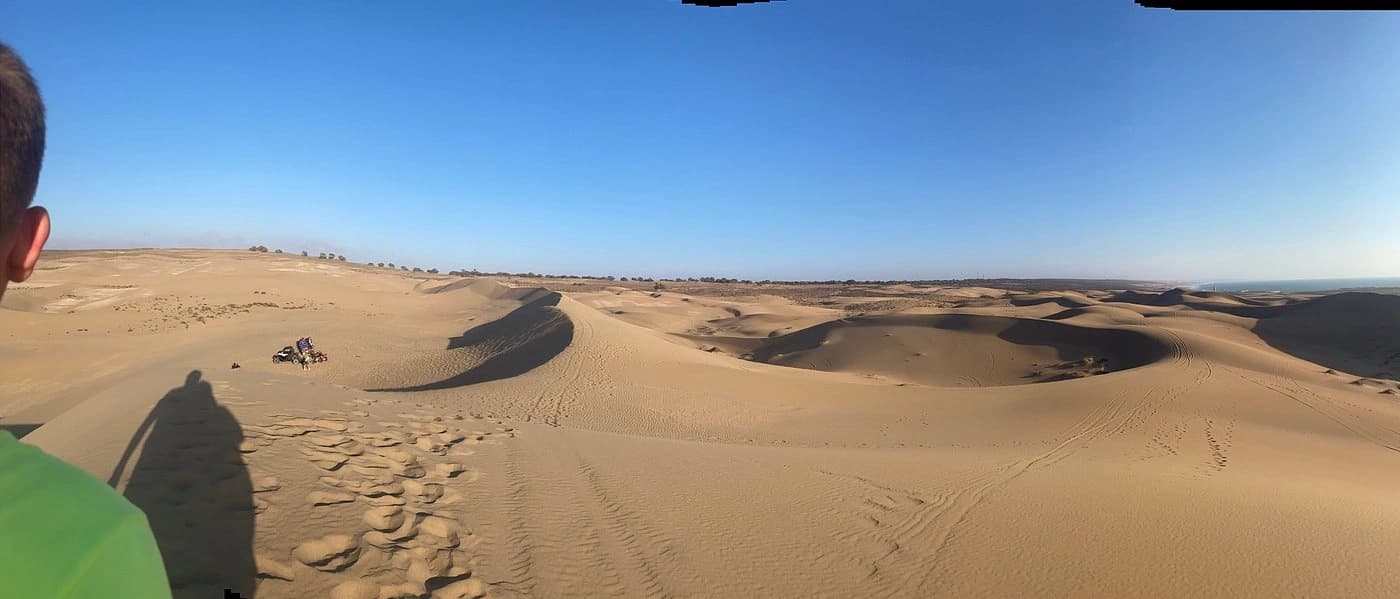 Dune landscape at Timlalin near Agadir